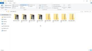 How to unzip multiple folders simultaneously