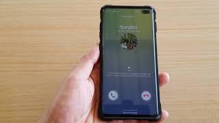 Galaxy S10 Plus: Incoming Call With Sunlight Ringtone