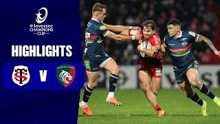 Instant Highlights - Stade Toulousain v Leicester Tigers Round 4 | Investec Champions Cup 2024/25