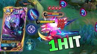 GLOBAL HAYABUSA BUILD EMBLEM 1HIT HAYABUSA BEST BUILD AND EMBLEM 2024 -Mobile Legends