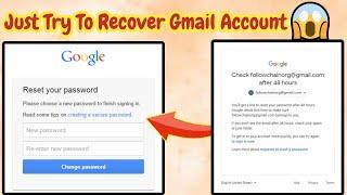 Gmail Account Recovery Latest Update | How To Recover Gmail Account | how to recover password