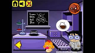 Monkey Go Happy Stage 377 Pencil Kids  Chemical Laboratory Theme  walkthrough