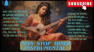 Nonstop Hindi instrumental #oldisgoldsongs   #music #bollywood #hindi #oldsong #oldhindisongs