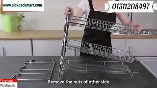 3 Layer Dish Drainer