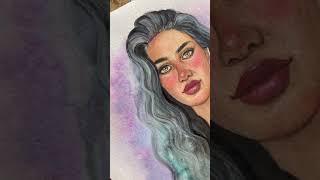 #watercolor #portrait #watercolorpainting #artist