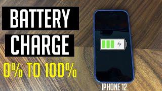 iPhone 12 Charging Test from 0% to 100% | FULL CHARGE 2021