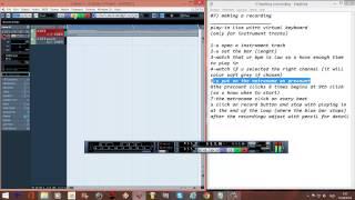 CUBASE TUTORIAL English step by step 07 make a recording