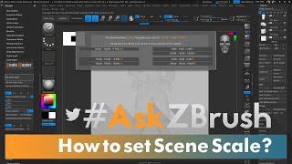 #AskZBrush - How to Set Scene Scale and Export Your Models in ZBrush