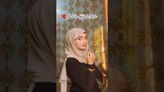 No Pin Hijab Style For Maxi Dresses/Full Tutorial By areeba_tahir_ #hijabtutorial #tutorial#hijab