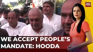 Bhupinder Hooda Concedes Defeat In Haryana, Rejects Split In Congress Camp |Haryana Election Results