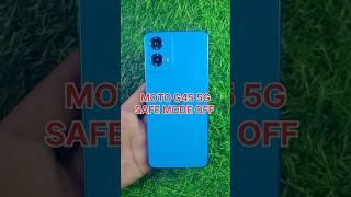 How To Off Safemode From MOTO G 45  MOTO Mobile Se Safemode Bandh Kaise kare  #shorts #viral #g45