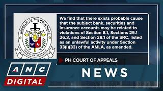 Court of Appeals orders freezing of bank accounts, assets of MFT Group of Companies | ANC