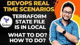 How to Store Terraform State File In AWS | DevOps Real Time Scenarios | Terraform State File S3