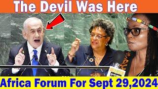 Mia Mottley attacked PM Netanyahu for his selective use of Bible to justify atrocities
