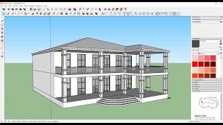 SketchUP Villa Modelleme