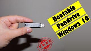 How to create USB Windows 10 installation media Free