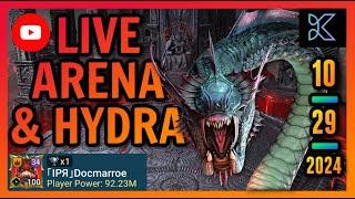 Raid: Shadow Legends - Hydra test - Live Arena - And hopefully not many errors