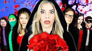 Giant VAMPIRE Ceremony at Hacker Mansion - Spending 24 Hours Facing Biggest Fears Vs Rebecca Zamolo