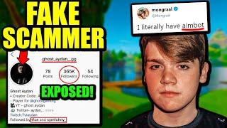 FAKE Aydan TRICKS Tfue & Symfuhny.. Mongraal AIMBOT? Epic FORBIDS Smurfing!