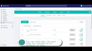 Smart SEO for Shopify - "Bulk edit" and smart tokens usage