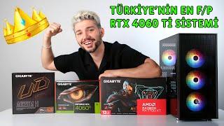 Türkiye’nin En İyi F/P RTX 4060 Ti 16GB Toplama Oyun Bilgisayarı