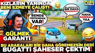 KIZLARIN YANINDA BU ARABALARI BİDAHA GÖREMEZSİN DEDİ ŞAHESER ÇEKTİM - PUBG MOBİLE