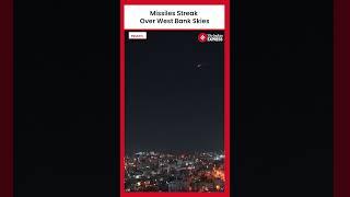 Missiles Light Up West Bank Skies as Israel-Iran Air War Enters Day 6 | Explosions Over Tel Aviv