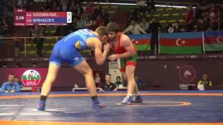 1/4 FS - 79 kg: M. KADZIMAHAMED (BLR) v. V. MYKHAILOV (UKR)