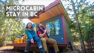 WE STAY IN AN ADORABLE BC MICRO CABIN | Salmon Arm, CANADA