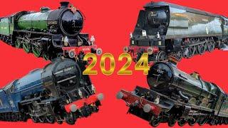 2024 Mainline steam train compilation 1000 subscriber special