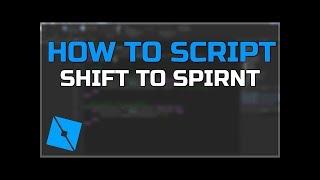 How To Make A Shift To Sprint in Roblox