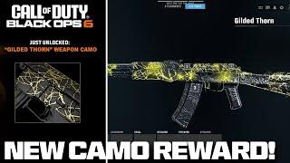 How To Unlock NEW Gilded Thorn Camo in Black Ops 6! (NEW Season 4 Camo Rewards)