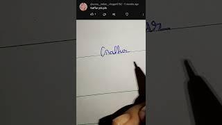 Gaffur Name write in cursive writing #cursivewriting#namewriting#handwriting#shorts
