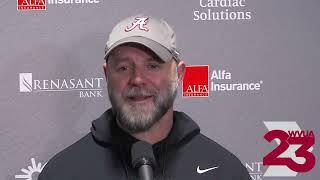 Alabama Offensive Coordinator Ryan Grubb Post Practice - Wednesday 3/5/25