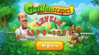 Gardenscapes Levels 1270-1279 walkthrough (ios, android)