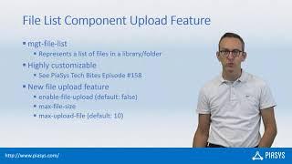 Episode #171 - File Upload Feature in MGT File List Component