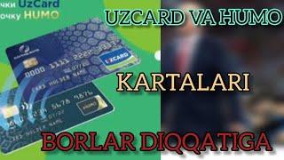 UZCARD VA HUMO KARTALARI BORLAR DIQQATIGA