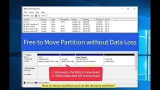 Free Move Partition Including Moving the Recovery Partition No Data Loss