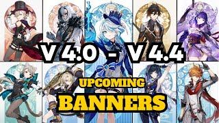 Version 4.0 - 4.4 Banners Roadmap, Lyney & Zhongli Rerun, New Characters - Genshin Impact