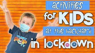 Keep Kids Busy During Quarantine - DIY Backyard Games for Kids | Family Pop TV