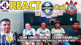REACT GREMIO 0X1 CORINTHIANS BRASILEIRÃO 2023