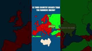 Is your country bigger than the Farmers Union from WICSO?  #wicso#adizzpro #shorts