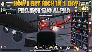 How I get Rich on Project Evo Alpha in 1 Day | Project Evo Alpha Test |