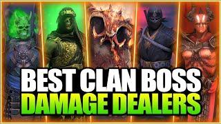 TOP 5 BEST Clan Boss DPS From Each Rarity! Raid Shadow Legends