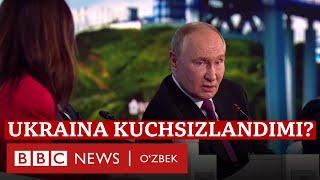 Путин мақтанди: Курск ҳужуми Украинани кучсизлантирди - BBC News O'zbek