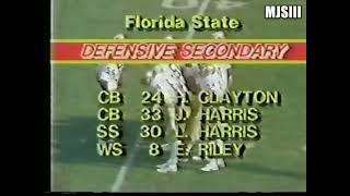 1981-10-10 #20 Florida State Seminoles at Notre Dame Fighting Irish