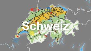 Schweiz - Überblick in Karten