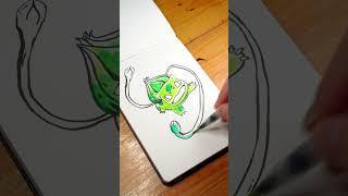 Drawing my favourite Pokemon ! Bulbasaur ! #pokemon #pokemondrawing #bulbasaur