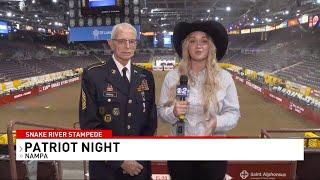 Guest of honor veteran takes the spotlight at the Idaho Center's Patriot Night event