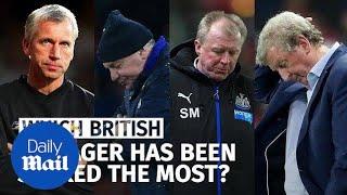 Steve McClaren tops list of most sacked British football managers